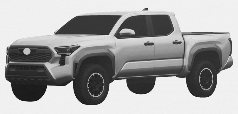 Toyota Tundra на минималках. Toyota Tacoma 2024 будет похожа на большой пикап Tundra