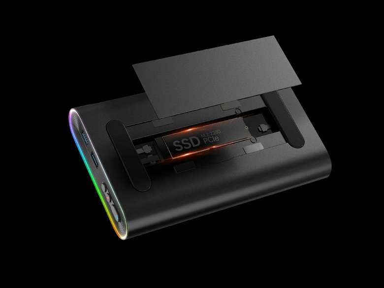 Первая в мире внешняя портативная видеокарта, которая позволяет установить вовнутрь SSD. OneXplayer OneXGPU появилась на Indiegogo
