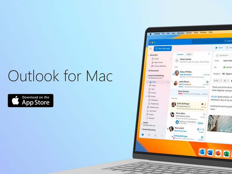 Microsoft сделала Outlook для Mac бесплатным