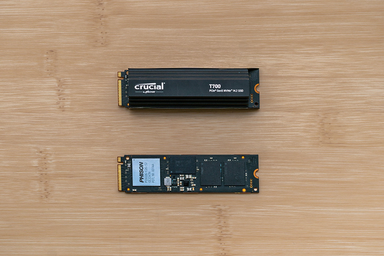 Наконец-то очень быстрый и бесшумный SSD? Передача данных Crucial T700 достигает 12,4 ГБ/с, а для охлаждения не используется вентилятор