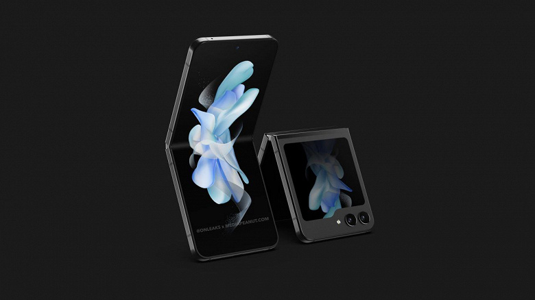 Экран 3,4 дюйма необычной формы и Snapdragon 8 Gen 2. Samsung Galaxy Z Flip5 показали на качественных рендерах