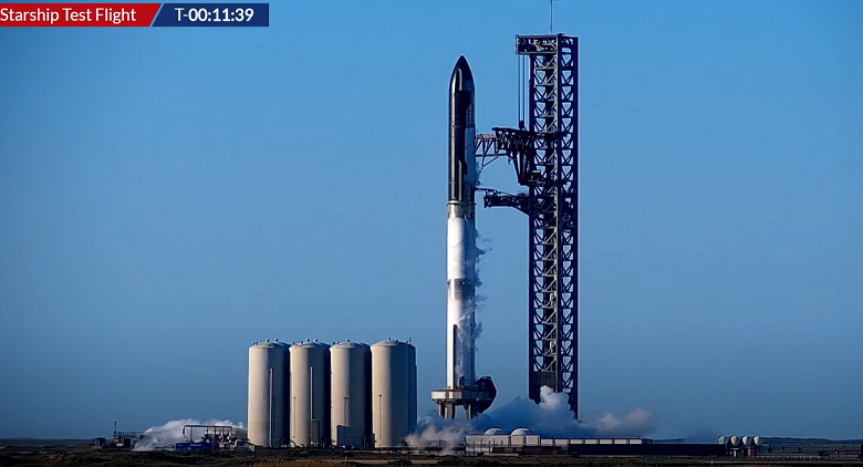 Исторический старт: следим за запуском гигантской ракеты SpaceX Starship в прямом эфире Обновлено