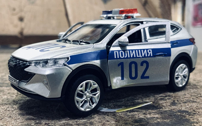 Масштабные модели Haval F7 в ливрее ДПС появились в продаже в России