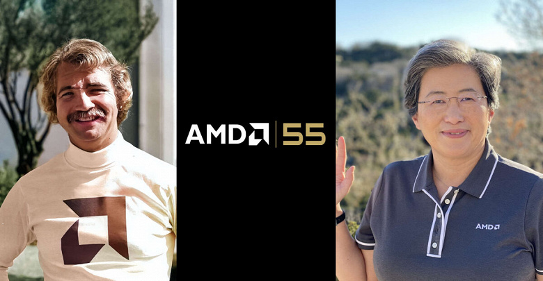 AMD празднует 55-летие