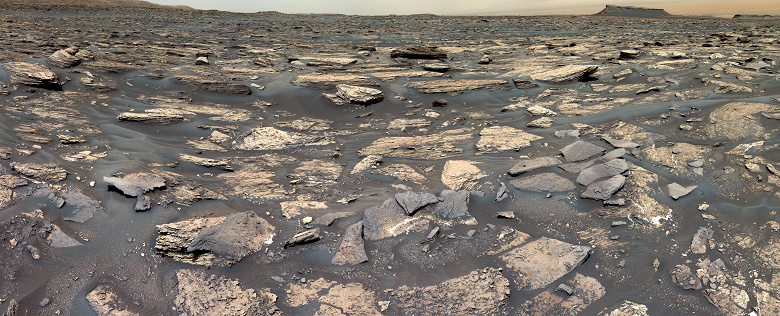 Марсоход Curiosity обнаружил повышенное содержание марганца в отложениях древнего озера на Марсе