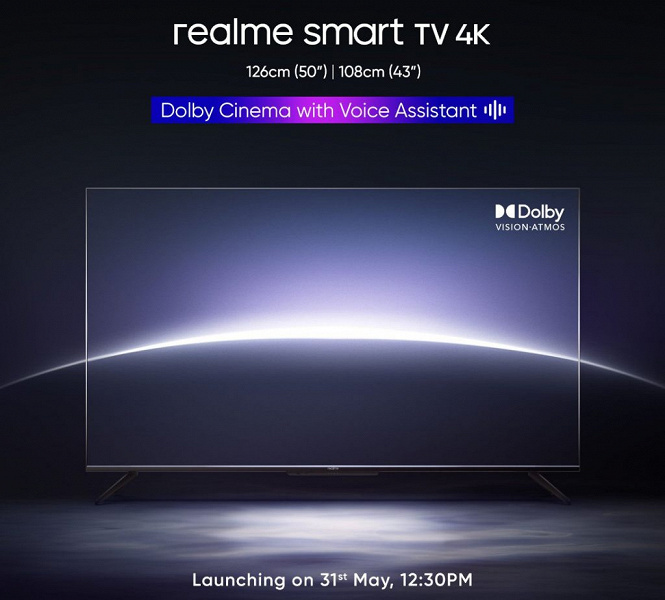 Анонсированы новые 4K-телевизоры Realme