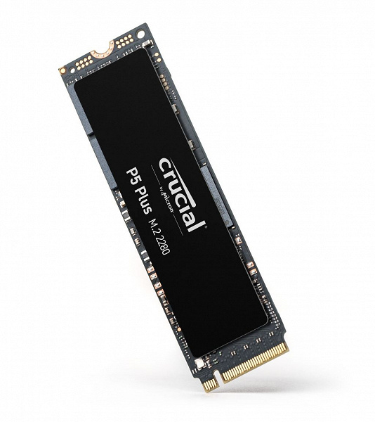 Твердотельные накопители Crucial P5 Plus оснащены интерфейсом PCIe 4.0