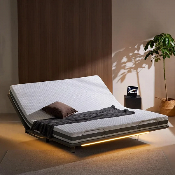 Представлена новейшая умная кровать Xiaomi с режимами антихрап, чтение, йога и просмотр ТВ