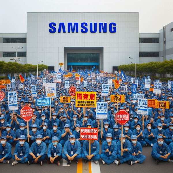 Samsung не хочет существенно повышать заработную плату, из-за чего её может ждать первая за 55 лет забастовка