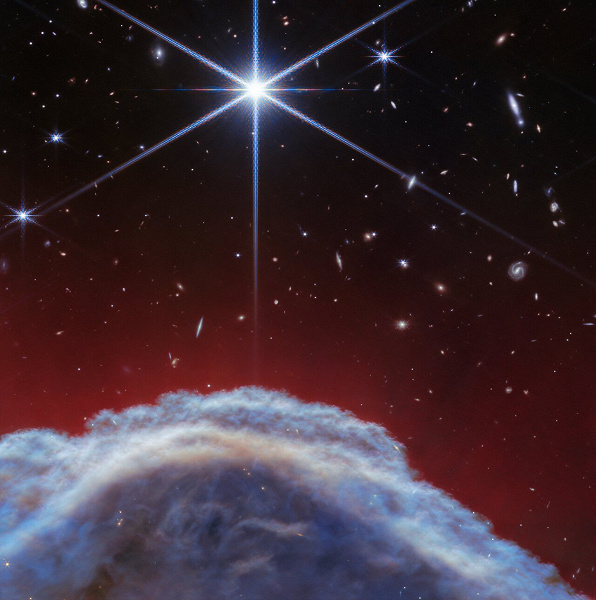 Космический телескоп Джеймс Уэбб раскрыл потрясающие детали знаменитой туманности Конская Голова в созвездии Орион