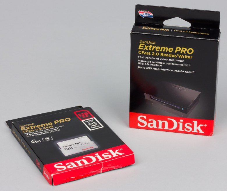 Карта памяти SanDisk Extreme Pro CFast 2.0 емкостью 128 ГБ: на что способен формат CFast 2.0 и нужно ли это кому-нибудь?