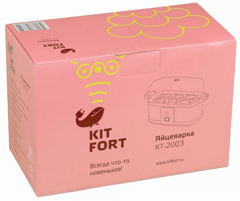 Яйцеварка Kitfort KT-2003 с функцией приготовления на пару́: простое устройство, слишком маленькое для использования в качестве полноценной пароварки