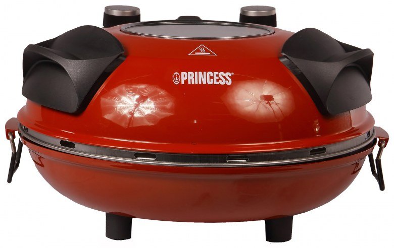 Мини-печь для пиццы Princess 115003 с керамическим «камнем»: температура нагрева 360-400 °C и практически «настоящая пицца»
