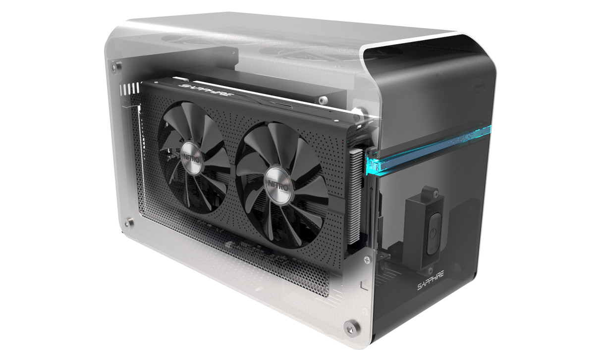 Док-станция для видеокарт Sapphire GearBox Thunderbolt 3 не позволяет устанавливать слишком длинные адаптеры