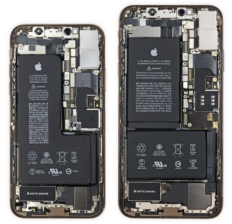Аккумулятор в iPhone XS MAX