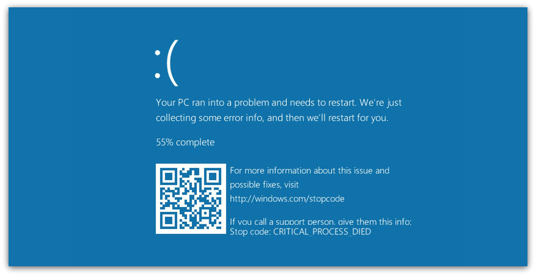 картинки синего экрана смерти windows