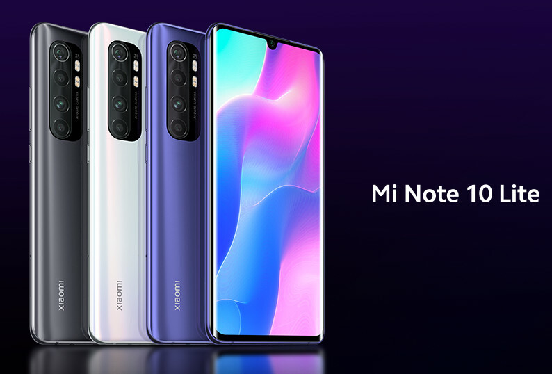 Xiaomi показала Xiaomi Mi Note 10 Lite с гигантской камерой больше ...