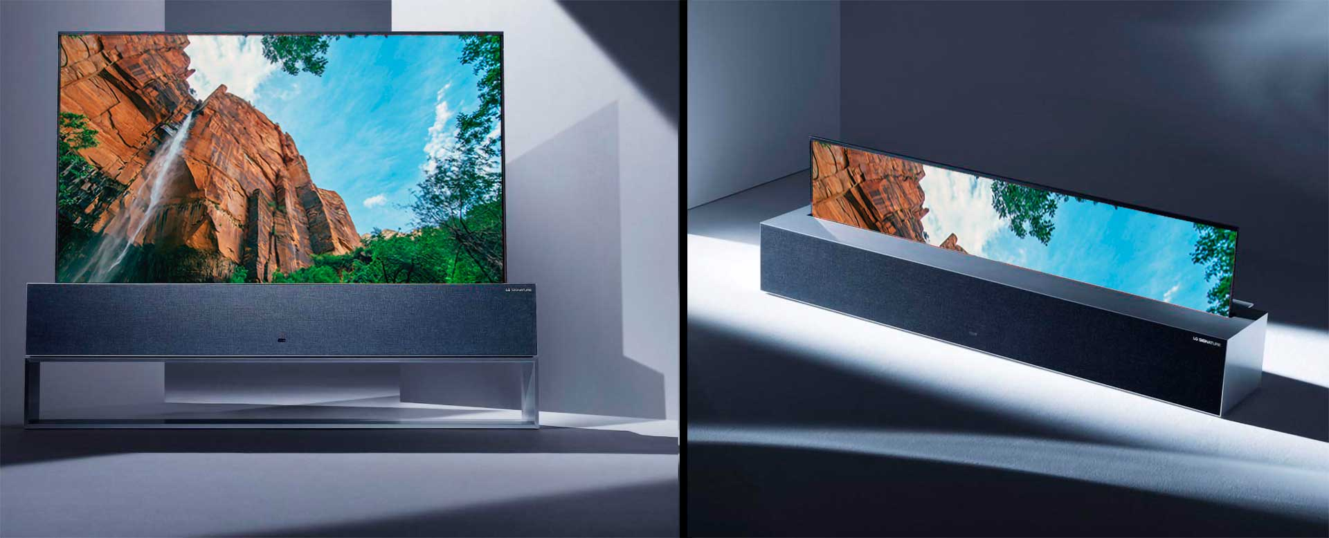 Новый телевизор видео. Телевизор LG Signature 65 OLED R 2021. LG Signature OLED R. Сворачивающийся телевизор LG OLED R.. LG Signature телевизор сворачивающийся.