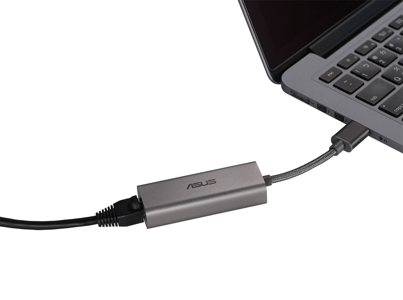 Внешний адаптер Asus USB-C2500 позволяет добавить в конфигурацию ...