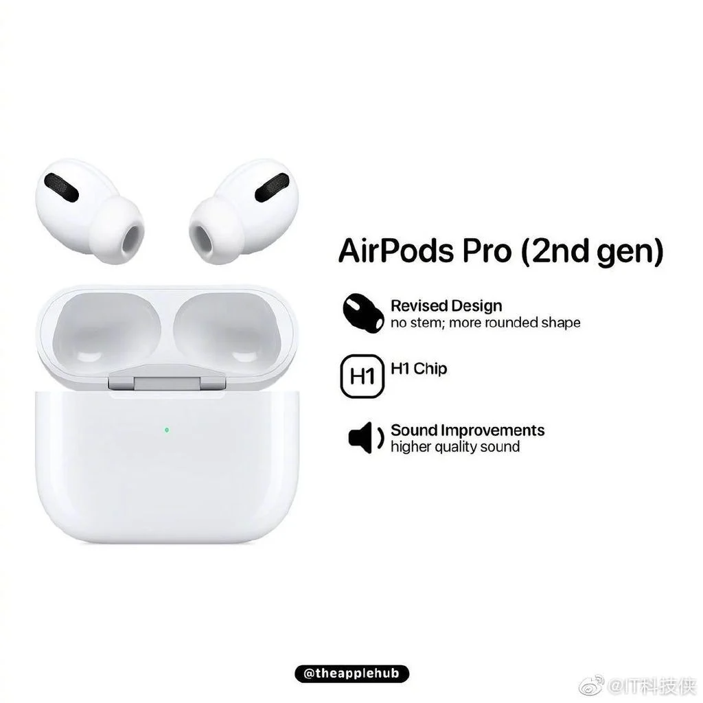 Apple AirPods Pro 2 без ножки на первом изображении