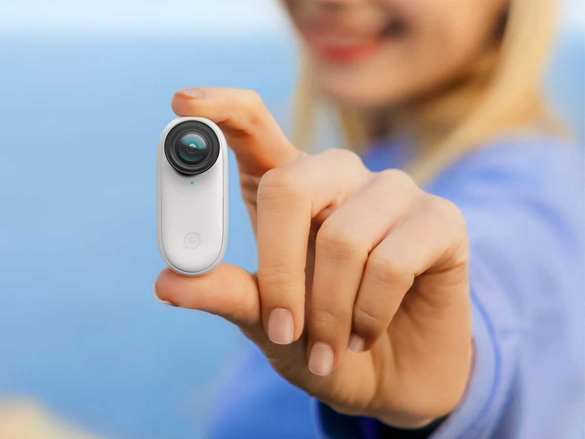 Сверхкомпактная экшн-камера Insta360 GO 2 весит 26,5 г