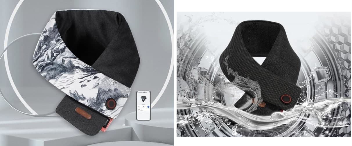 В магазинах Huawei появился умный шарф Fengmi с функцией нагрева, который  можно стирать в стиральной машине