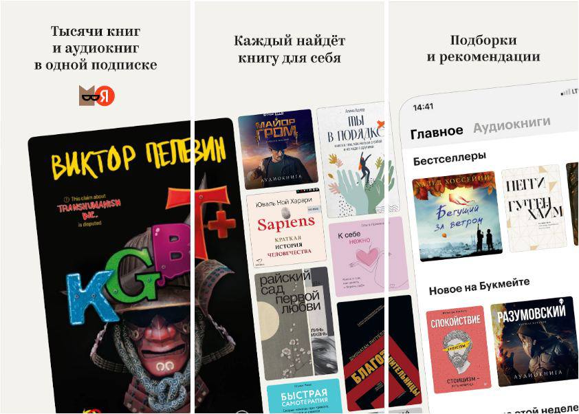 Bookmate is now in a new application and with Yandex Plus