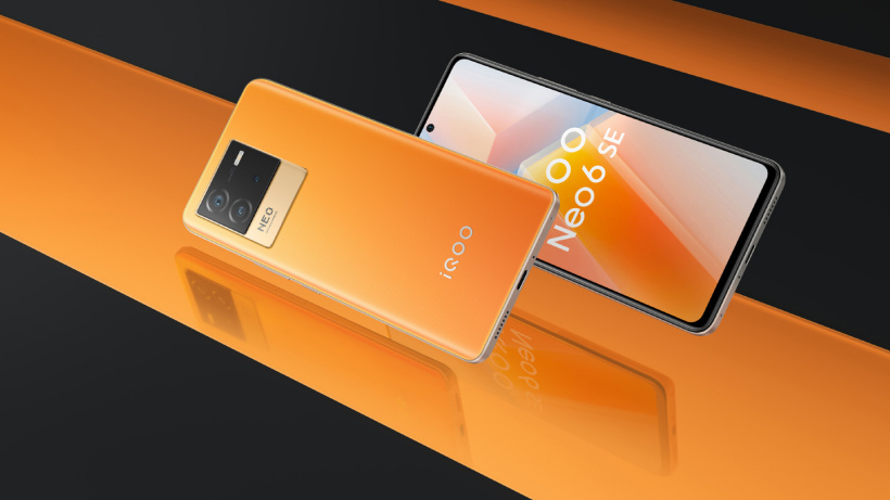 4700 mAh, 80 W, Snapdragon 870, 120 Hz and 64 MP with OIS for 0.  iQOO Neo 6 SE unveiled