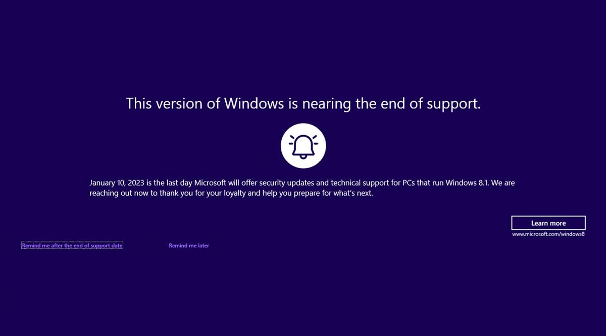 Обновление системы Windows 8.1