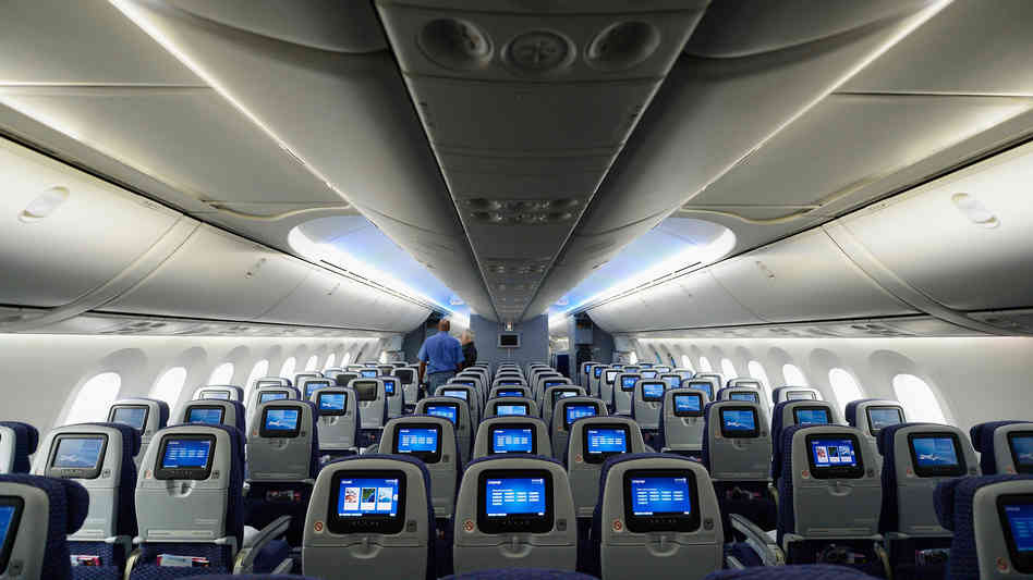 Боинг 787 фото салона