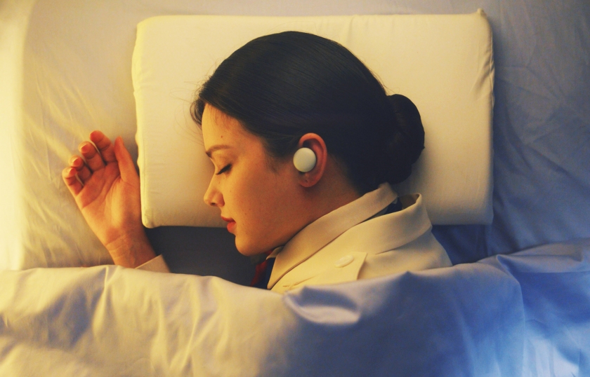 Headphones for better sleep.  LG Breeze introduced