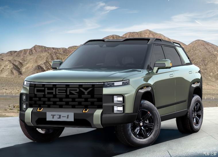 Chery has not yet had such crossovers.  Renders of Chery TJ-1 published, it will receive all-wheel drive and become a competitor to Haval H-Dog