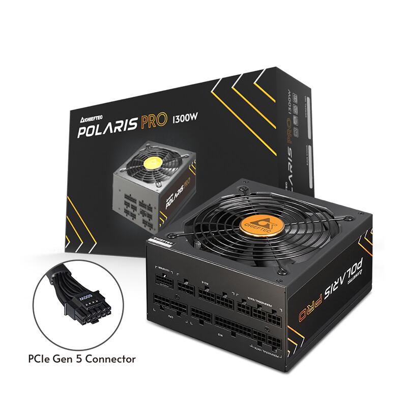 1300 W, Japanese capacitors and no adapters for connecting GeForce RTX 40. Chieftec Polaris Pro power supply introduced