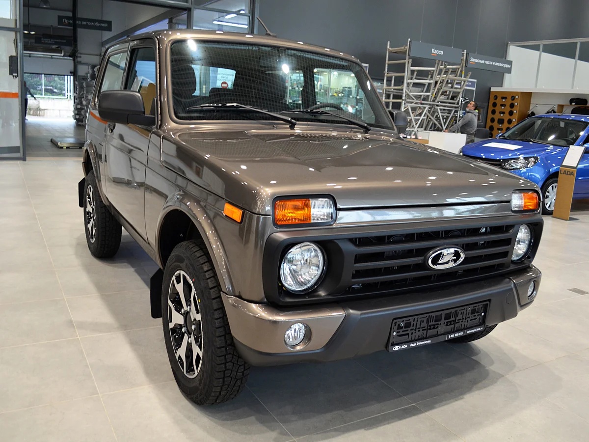 What is the connection between a naked female figure and Lada Niva?  The legendary SUV turned 46 years old