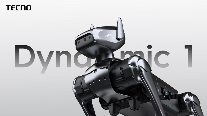 Компанія Tecno презентувала розумного робота-собаку Dynamic 1 зі штучним інтелектом