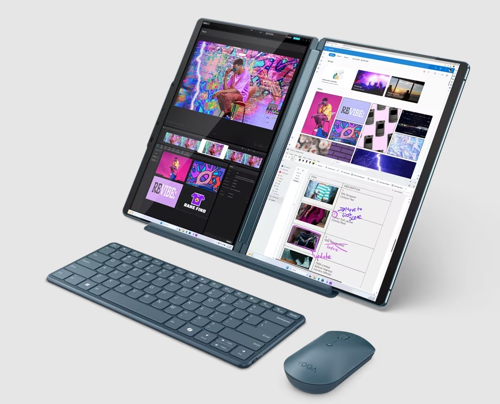 Lenovo випустила ноутбук-трансформер з двома OLED-дисплеями