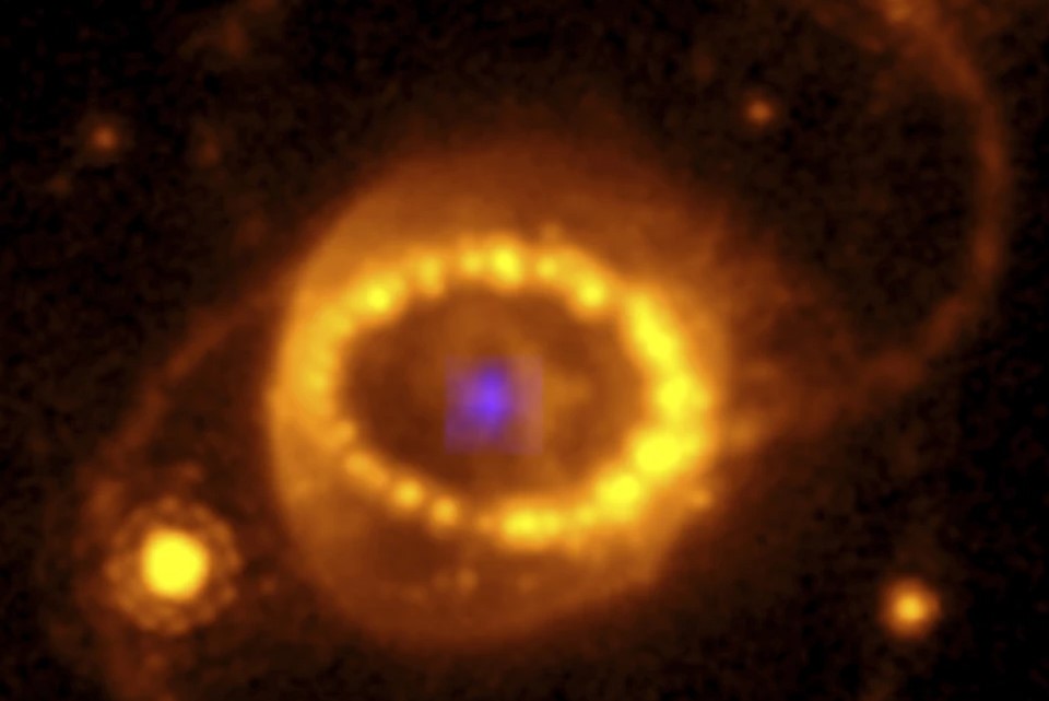 Телескоп "Джеймс Вебб" дав змогу астрономам побачити утворення нейтронної зірки