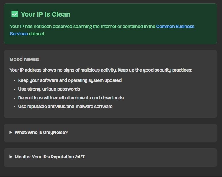 Как легко и быстро проверить свой IP-адрес. GreyNoise Labs запустила сервис GreyNoise IP Check, проверяющий адрес подозрительную активность