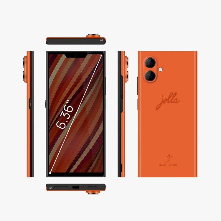 Альтернатива iPhone и Android-смартфонам. Jolla Phone нового поколения с Sailfish OS 5 оснащён сменным аккумулятором