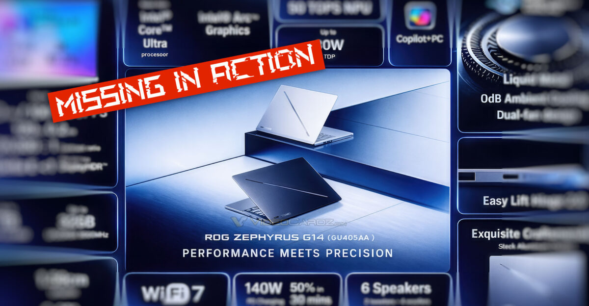 Asus показала на CES первый игровой ноутбук ROG с процессором Intel и вообще без дискретной видеокарты, но затем быстро отовсюду его убрала