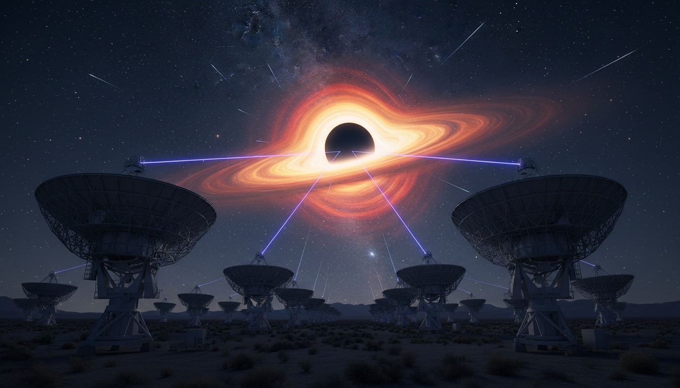Радиотелескопы переходят с электроники на лазеры: лазерные частотные гребёнки позволят получать более чёткие изображения чёрных дыр