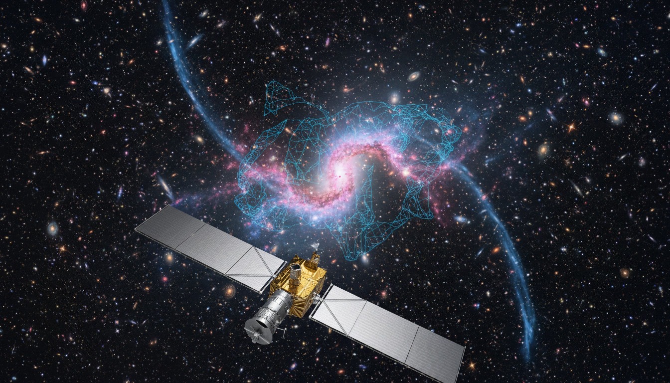 «Джеймс Уэбб» «взвесил» Скопление Пули с рекордной точностью и ужесточил ограничения на тёмную материю