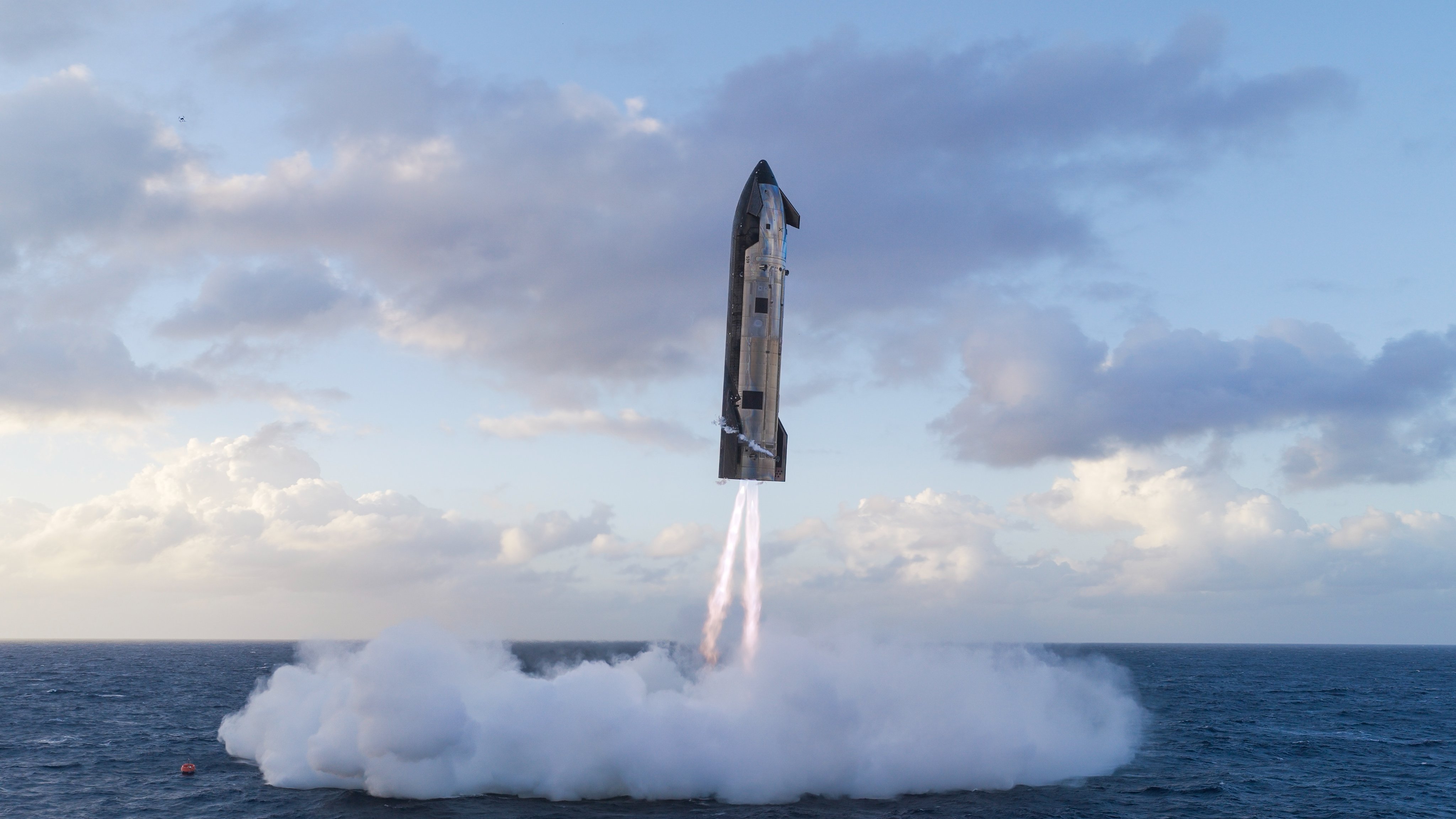 Space Raptor 3 За несколько секунд до взрыва. SpaceX показала захватывающие кадры ...