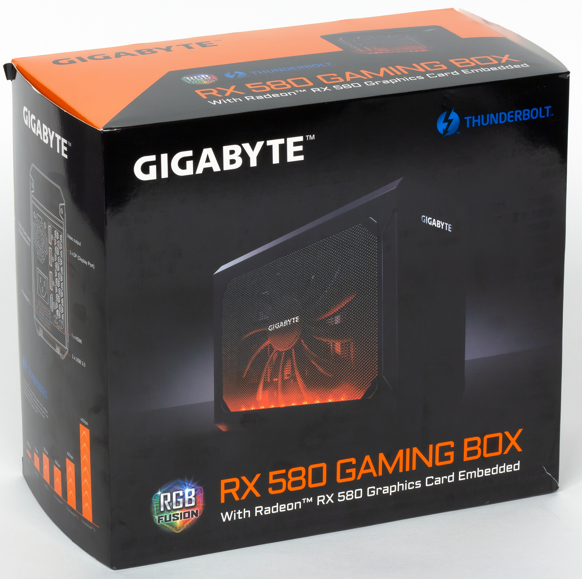 Gigabyte gaming box. RX 580 Gigabyte. Gigabyte RX 580 Gaming Box. Внешняя видеокарта Thunderbolt. Внешний блок для видеокарты.