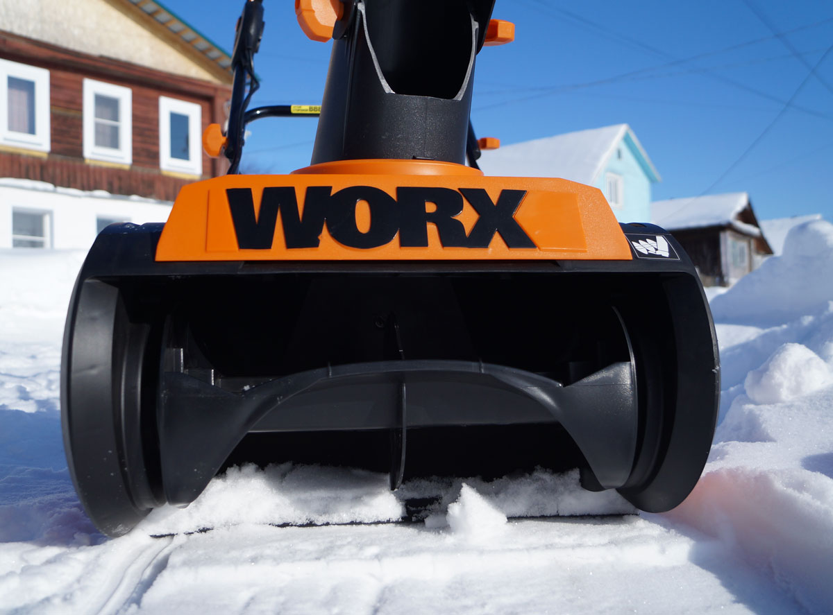 Обзор электрического снегоуборщика Worx WG450E 1600 Вт