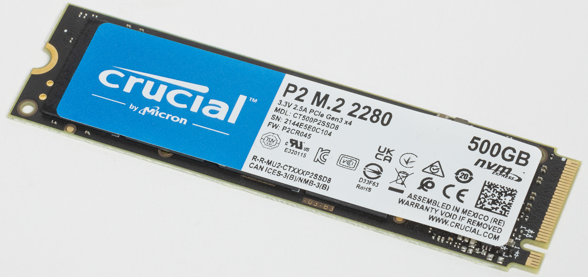 Тестирование SSD Crucial P2 500 ГБ в третьей версии за два ...