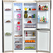 Трехкамерный (side-by-side) холодильник Hyundai CS6073FV: три камеры с полным NoFrost и раздельным управлением температурными режимами