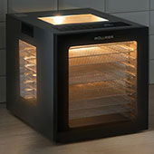 Дегидратор Wollmer JD500 Sahara: эффективная вместительная сушилка с четырьмя смотровыми окошками и подсветкой