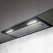 Встраиваемая кухонная вытяжка Lex Hyper 600 BL: три скорости, два источника света и низкий уровень шума