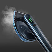 Ручной отпариватель Redmond (Редмонд) SH1640: горизонтальное и вертикальное отпаривание, 3 режима работы, удобный фиксатор кнопки подачи пара